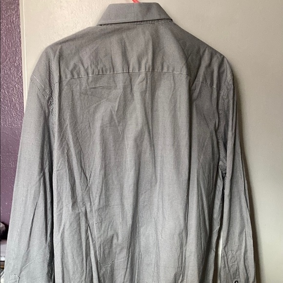 Button down shirt black and white - Picture 3 of 9